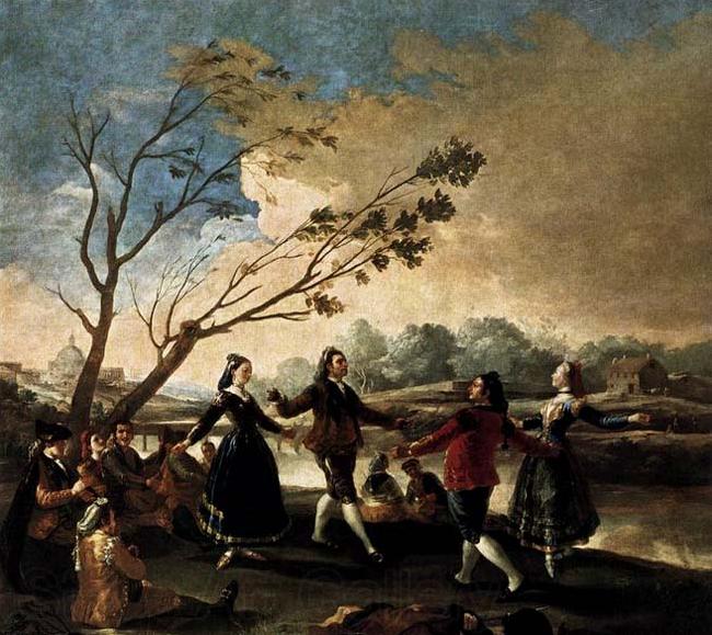 Francisco de goya y Lucientes Dance of the Majos at the Banks of Manzanares